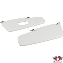 Sun visor set, cream, left/right