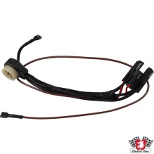 Wiring harness for hazard light switch with connectors and housing