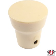 Knob for radio, ivory white