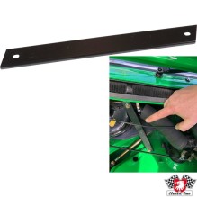 Support bracket for wiper mechanism/cowl panel