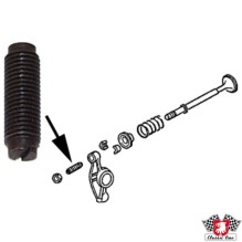 Adjusting screw for tappet, M8x1. Heat treated as original