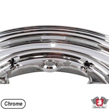Steel rim, chromed, 4.5x15