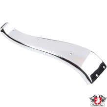 Door edge cover plate, front, chrome, left
