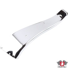 Door edge cover plate, front, chrome, right