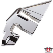B-pillar trim cap, chrome, left