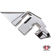 B-pillar trim cap, chrome, right