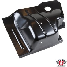 Floor pan section under seat, rear, left