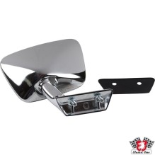 Door mirror, chrome, left