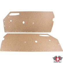 Interior door panel set without lining, left/right