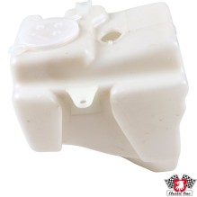 Window washer reservoir with cap