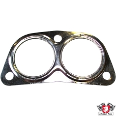 Gasket between heat exchanger exhaust rear