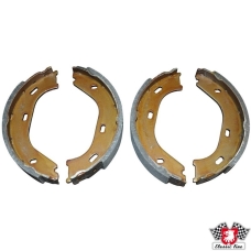 Brake shoe set, parking brake