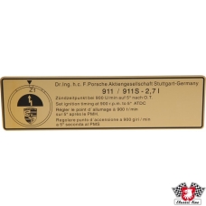 Sticker, ignition point