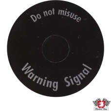 Sticker, emergency light switch, english