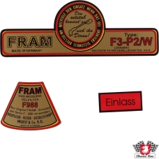 Sticker set, Fram