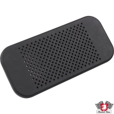 Loudspeaker grille in dashboard, black, uncovered