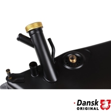 Oil tank, complete, stainless steel, black