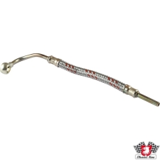 Oil hose, inlet, braided steel