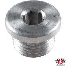 Oil drain plug, non magnetic, alu, M18x1,5x12