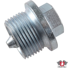 Oil drain plug, galvanized, magnetic, M22x1,5x13,5
