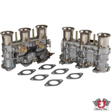 Dual carburettor set, Weber style, 40IDA3C, venturi 30 mm, aux venturi 5,5, mains 135, air corrector 180 and emulsion tub...