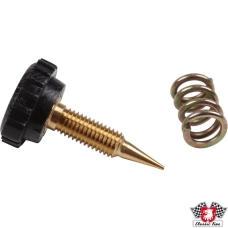Adjusting screw with spring for carburettor idle speed. For Solex 40 PII-4 and 44 PII-4