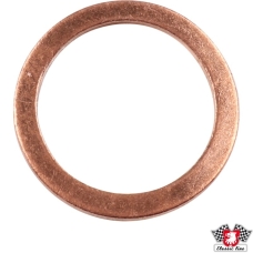 Sealing ring for injection system, copper