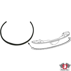 Tread for engine cover plate, 830 mm, rubber
