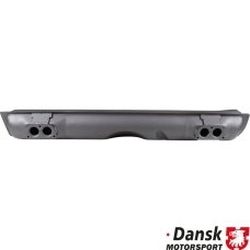Exhaust set rear, Sport, with one Ø45 mm tail pipe and mounting kit. Made of black painted steel