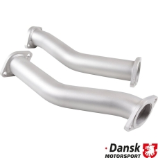 Connecting pipe set from racing heat exchanger to standard exhaust. Made of stainless steel