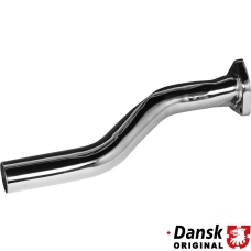Exhaust cross over pipe. Made of polished stainless steel