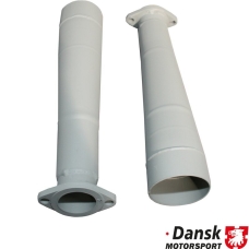 Racing tube set from racing heat exchanger (91.417/91.418) without heating function to exhaust, 2 pieces. Made of steel w...