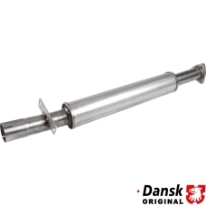 Intermediate exhaust. The tubing is made of stainless steel 0409 and the box stainless steel 0304. With TÜV/EEC approval
