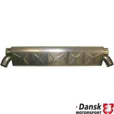 Exhaust rear, Sport GT. Made of polished stainles steel. Replaces the original GT2 exhaust, OE no. 99711102680