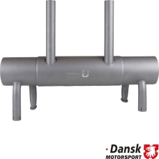 Exhaust rear, Sport, with two tail pipes in Carrera style. Deep sporty sound. Tail pipes constructed to fit perfectly wit...