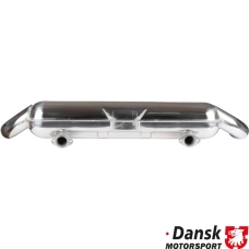 Exhaust rear, Sport, with two Ø84 mm tail pipes. Heat exchanger conversion is necessary. Made of polished stainless steel