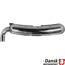 Exhaust rear, Sport, with one Ø84 mm tail pipe. Made of polished stainless steel. With TÜV/EEC approval