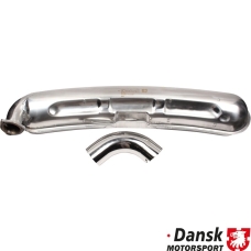 Exhaust rear, Sport, with one Ø84 mm loose tail pipe. Made of polished stainless steel. With TÜV/EEC approval