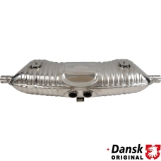Exhaust rear, Sport, OE style, without tail pipes. Made of stainless steel. With TÜV/EEC approval  for 2.5 L engine