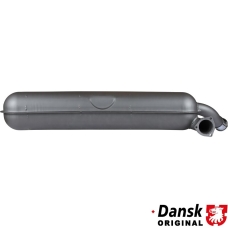 Exhaust rear, with one Ø60 mm tail pipe and chrome tip. Made of double wall stainless steel - inside/outside, exactly acc...