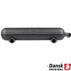 Exhaust rear, with one Ø57 mm tail pipe and chrome tip. Made of stainless steel with grey heat resistant paint. With TÜV/...