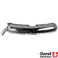 Exhaust rear, with one Ø60 mm tail pipe. Made of polished stainless steel. With TÜV/EEC approval