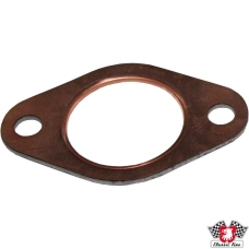 Gasket between heat exchanger exhaust rear