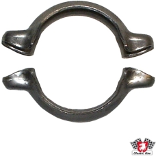 Exhaust clamp without bolt and nut,  Ø75 mm, galvanized