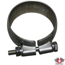 Exhaust clamp with bolt and nut, Ø75 mm