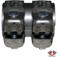 Exhaust clamp, 45x75 mm, stainless steel