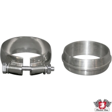 Clamp set for tail pipe, Stainless Steel