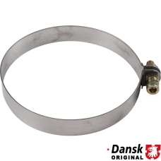 Exhaust metal band, 510 mm, stainless steel. 2 pieces required
