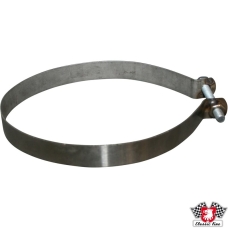 Exhaust metal band, 641 mm, stainless steel