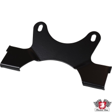 Bracket for exhaust rear. Made of steel with black paint